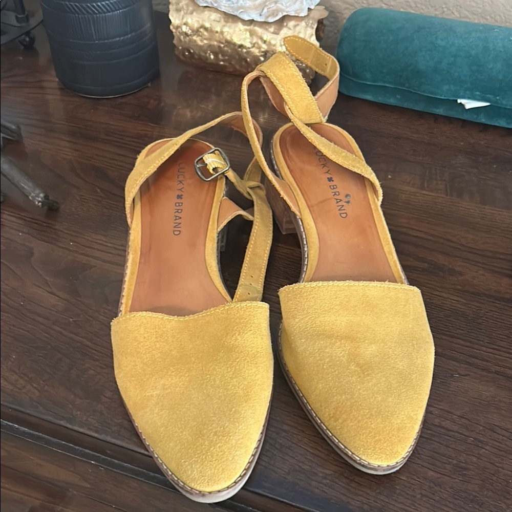 Lucky Brand Yellow Flats